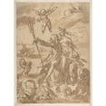 thumbnail image 2 of Bartholomaeus Spranger 14x18 Gold Ornate Wood Frame and Double Matted Museum Art Print Titled - Neptune and Amphitrite (Mid-16th-Early 17th Century), 2 of 4