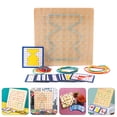 thumbnail image 3 of Shisuyan 1 Set Wooden Geoboard Pegboard Nail Board Geometric Shape Learning Tools, 3 of 8