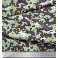 thumbnail image 2 of Soimoi Modal Satin Fabric Two Tone With White Camouflage Fabric Prints By Yard 42 Inch Wide, 2 of 3