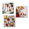 thumbnail image 2 of wall26 3 Panel Canvas Wall Art Delicious Food Pictures Home Wall Decorations for Bedroom Living Room Paintings Canvas Prints Framed - 16"x16"x3 Panels, 2 of 4