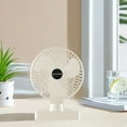 thumbnail image 4 of Clearance PEONAVET Fan For Bedroom Table Fan,Rechargeable Battery Operated Desk Fan With LED,Quiet Table Fan For Home,180° Adjust Tilt,3 Speeds Settings,Portable Fan For Office,Kitchen, 4 of 6