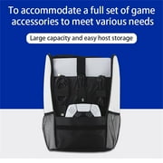 Carrying Case for PS5 Lightweight Console Travel Bag Backpack for PlayStation Console Controllers Special Storage for CD Cable or Other Accessories