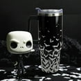 thumbnail image 2 of 40 oz Halloween Tumbler with Lid and Straw, Stainless Steel Insulated Bat Tumbler 40 oz, Reusable Bat Cup with Leak Proof Lid, Halloween Gifts for Women, 2 of 6