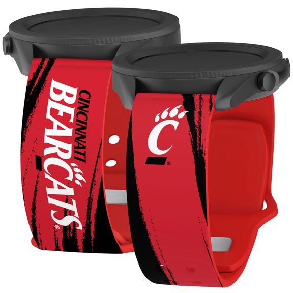 Cincinnati HD Paint Stripe Unisex Watch Band for Samsung Galaxy Watch 4-7 and More, 22mm Long by Affinity Bands