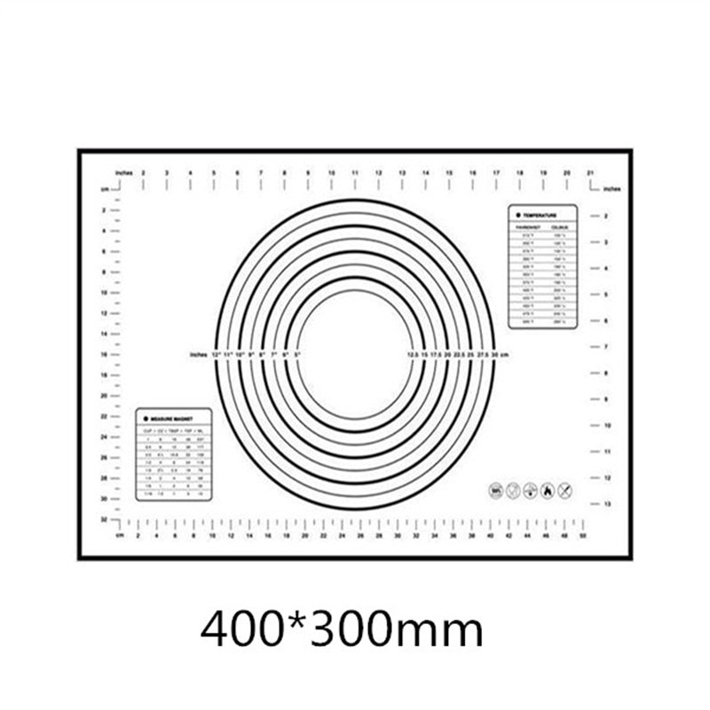 Silicone Heat Resistant Baking Mat NonSlip Pastry Mat for Rolling