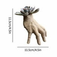 thumbnail image 3 of Funny Horror Palms Concrete Succulent Planters Pot 1Pc Concrete Succulent Planters Home Decor, 3 of 6