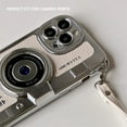 thumbnail image 4 of Phone Cases for iPhone 12 Pro, Cute Camera Design, 3D Vintage Camera Cover Phone Case with Wrist Strap & Long Lanyard (Green, iPhone 12 Pro)…, 4 of 14