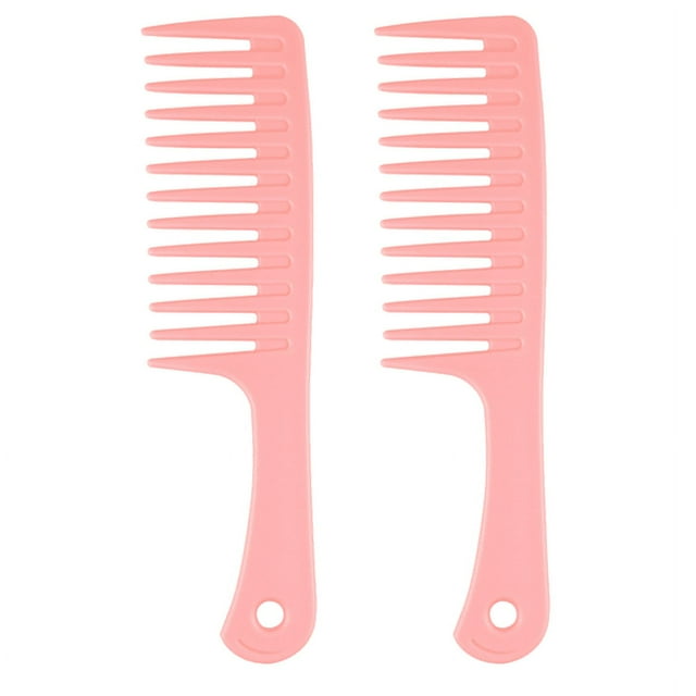 Peine de dientes anchos para cabello rizado, cabello mojado, peine para desenredar peines para mujeres, peine grande de dientes anchos para cabello ondulado largo y grueso Vhermosa CPB-DE-LYY39-3
