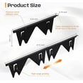 thumbnail image 3 of Extendable Stove Gap Covers Stainless Steel:Stove Gap Filler Prevent Food Debris from Entering the Gap,Stove Guard for Gas Stoves,Adjustable Length from 13.8 to 27.5 Inches,2Pcs (Black), 3 of 11