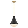 thumbnail image 4 of 83417BK Lark Haddie - 8W 1 LED Medium Pendant-14.75 Inches Tall and 11 Inches Wide-Black Finish, 4 of 20