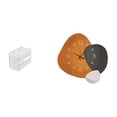 thumbnail image 1 of Caja De Almacenamiento De Papel Higiénico Moderna De Acrílico Y Soporte De Pared Para Pañuelos Con Reloj Decorativo, Ideal Para Dormitorio, Baño, Restaurante Y Hogar., 1 of 8