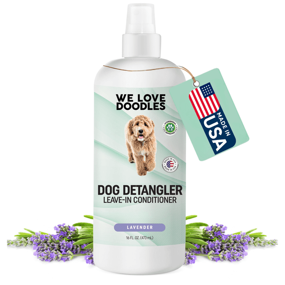 We Love Doodles Dog Detangler Spray - Leave-in Conditioner for Dogs - Dog Detangling Spray - Clean & Made in The USA