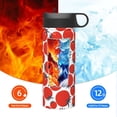 thumbnail image 6 of Sikiie Hand Drawn Tomatoes Print 18OZ Insulated Straw Cup, Portable Leak-proof Sports Water Bottle, Stainless Steel Water Cup Suitable for Home and Outdoor, 6 of 8