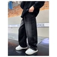 thumbnail image 2 of RUTAYY Toddler Boys Jeans With Elastic Waistband Children Spring/Autumn Denim Trousers Baggy Jeans Cargo Trousers Pants Relaxed Fit Infants Pants, 2 of 7