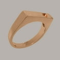 thumbnail image 3 of LBG British Made Traditional Solid 9k Rose Gold Ring with Natural Citrine Mens Promise Ring - 33 size options - Size 12.25, 3 of 6