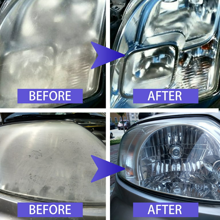 Quick Headlight Clear Coat, Cleans and Prevents Lens Yellowing 