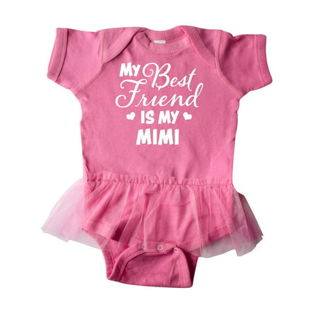 My Best Friend is My Mimi with Hearts Infant Tutu