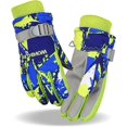 thumbnail image 1 of Guantes de esquí para niños/hombres/mujeres Guantes de invierno impermeables y resistentes al viento, guantes deportivos cálidos, guantes de snowboard para deportes de invierno al aire libre, guantes de ciclismo, guantes cálidos, azul L JM, 1 of 5