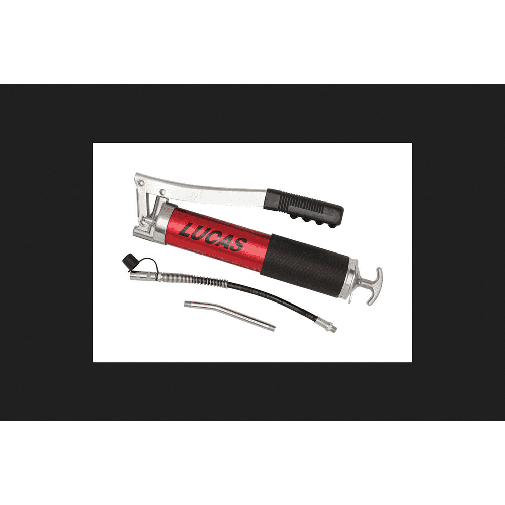 Lucas Brushed Aluminum Pump Lever Grease Gun