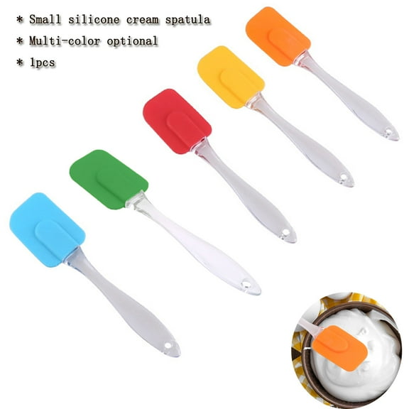 Zhaomeidaxi Silicone Cake Spatula Heat Resistant Cream Butter Scraper Kitchen Baking Tool,Yellow