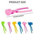 thumbnail image 3 of 4PCS Snow Toys Snowball Maker Tool Winter Snow Toys Kit with Handle for Snow Ball Shapes Maker Fights Duck for Outdoor Snow Sand Molds, 3 of 9