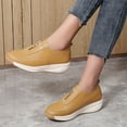 thumbnail image 6 of Khaki Women Non-Slip Slip-On Shoes Lightweight Casual Toe Design Pu Upper Summer Comfortable Flat Sole, 6 of 7