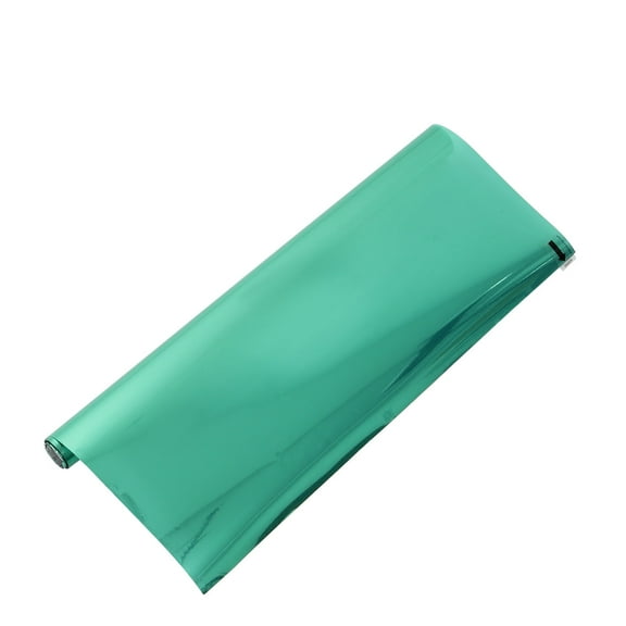 HOMEMAXS Green Privacy Window Film One Way Glass Static Cling for Decor Made from PET Material 35.4 x 78.7 Inches