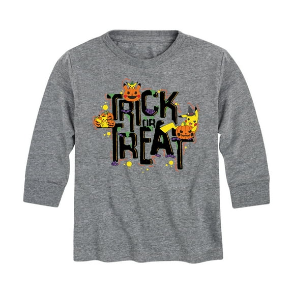 Pokémon - Trick or Treat - Youth Long Sleeve Graphic T-Shirt