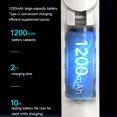thumbnail image 2 of fastboy USB Rechargeable Camping Lamp With 1200mAh Battery Three Levels Of Brightness Adjustment S0S Signal black, 2 of 3