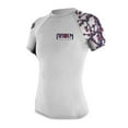 thumbnail image 2 of Raven Fightwear Women's Sakura MMA BJJ Short Sleeve Rash Guard White, 2 of 3