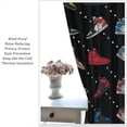 thumbnail image 3 of Basketball Shoes Curtains for Boys Bedroom Decor, Cool Red Black Sneaker Footwear Sports Colorful Modern Window Treatment Set for Kid Teen Living Room 2 Panel Sets,55x63 Inch, 3 of 6