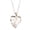 D, variant on MOM Letter Heart Pendant Mother's Day Birthday Gift Necklace