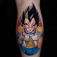 thumbnail image 3 of Calcomanías De Anime Dragon Ball Tatuajes Temporales Patrón De Dibujos Animados Arte Durable Realista Falso Tatuaje Pegatinas Para Brazo Mano Muslo Cuerpo, 3 of 4