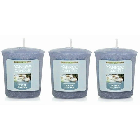 Yankee Candle WATER GARDEN 1.75oz Votives (Set of 3)