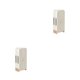 thumbnail image 2 of Caja de almacenamiento de joyas Sonducket para mujer soporte multicapa anillos collares reloj hogar Blanco 2Conjunto, 2 of 6