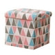 thumbnail image 1 of otomano de almacenamiento, asiento plegable del reposapiés del pecho de juguetes, de almacenamiento funciones para uso en interior y A, 1 of 9