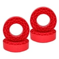 thumbnail image 2 of serony 4 Pieces Silicone Tire Inserts Upgrade for Hobby RC 1/10 Car Scale Blue Car Model Red 106x42mm, 2 of 6