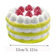 thumbnail image 3 of karymi Balle Anti-Stress à Remontée Lente en Forme de Gâteau, Balle de Simulation à Presser Fidget, Style Réaliste et Doux, pour Adultes, Jeu Sensoriel, Libération de l'Anxiété, Cadeau d'Anniversaire Cadeaux pour Femmes, 3 of 6