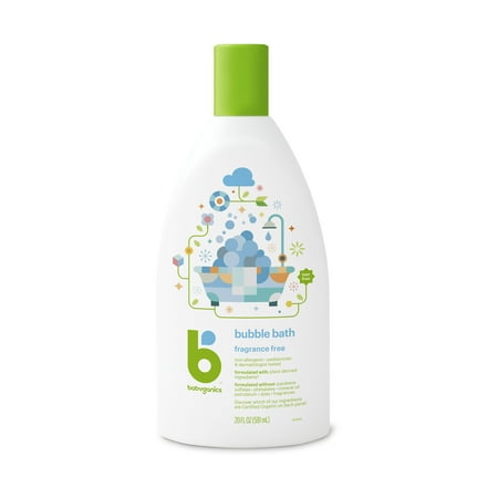 Babyganics Bubble Bath Fragrance Free 20 Fl Oz Walmart Com
