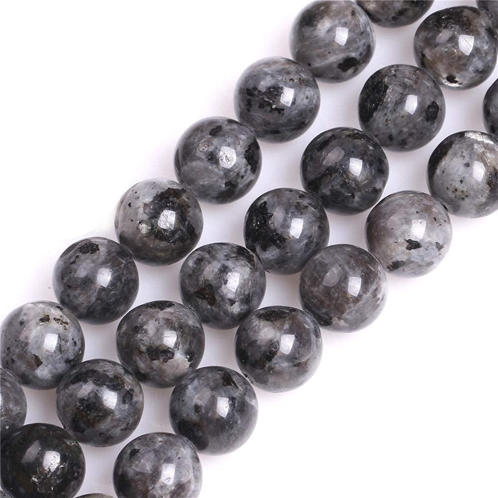 6MM Genuine Natural Light Gray Labradorite Grade A Round Loose Beads 7.5" 