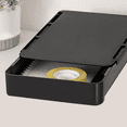 thumbnail image 4 of 2X Under Desk Drawer Organizer Invisible Storage Box Self-Adhesive Stationary Container Desk Makeup Holder Black, 4 of 4