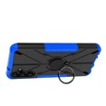 thumbnail image 4 of Heavy Duty Bracket Case for Samsung Galaxy A14 5G, Dual-Layers Rugged PC Soft Silicone Shockproof Lens Protection Case with Rotated Ring Holder Kickstand Magnetic Non-Slip Cover,Blue, 4 of 6