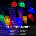 thumbnail image 2 of Guirnalda de luces solares navideñas SMATOLS 50 LED C6 multicolor, 2 of 6