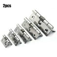 thumbnail image 3 of 2pcs Self Closing Stainless Steel Spring Door Hinge Hardware 1/1.5/2/2.5/3/4Inch, 2.5 Inch, 3 of 5