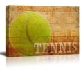thumbnail image 1 of Wall26 Rustic Tennis - Tennis Ball Vintage Wood Grain - Canvas Art Home Decor - 32x48 inches, 1 of 3