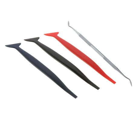 5x Car Stickers Corner Scraper For Vehicle Vinyl Wrap Tools Micro Squeegee