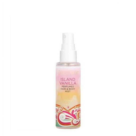 Pacifica Island Vanilla Perfumed Hair & Body Mist, 2 fl oz