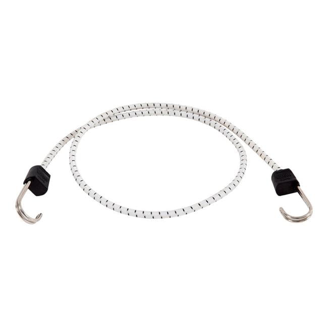 Keeper 8865842 48 in. Marine Twin Anchor Bungee Cord White & Black Pack of 10