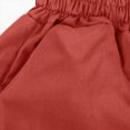 thumbnail image 7 of NOLDARES Parachute Cargo Pants Girl Elastic Waisted Quick Dry Lightweight Baggy Hiking Pants with Pockets Water Resistant(Red,10-11 Y), 7 of 7