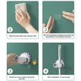thumbnail image 1 of Mop Organizer Holder Wall Mounted Punch-Free Brush Broom Gripper Utility Racks, 1 of 3